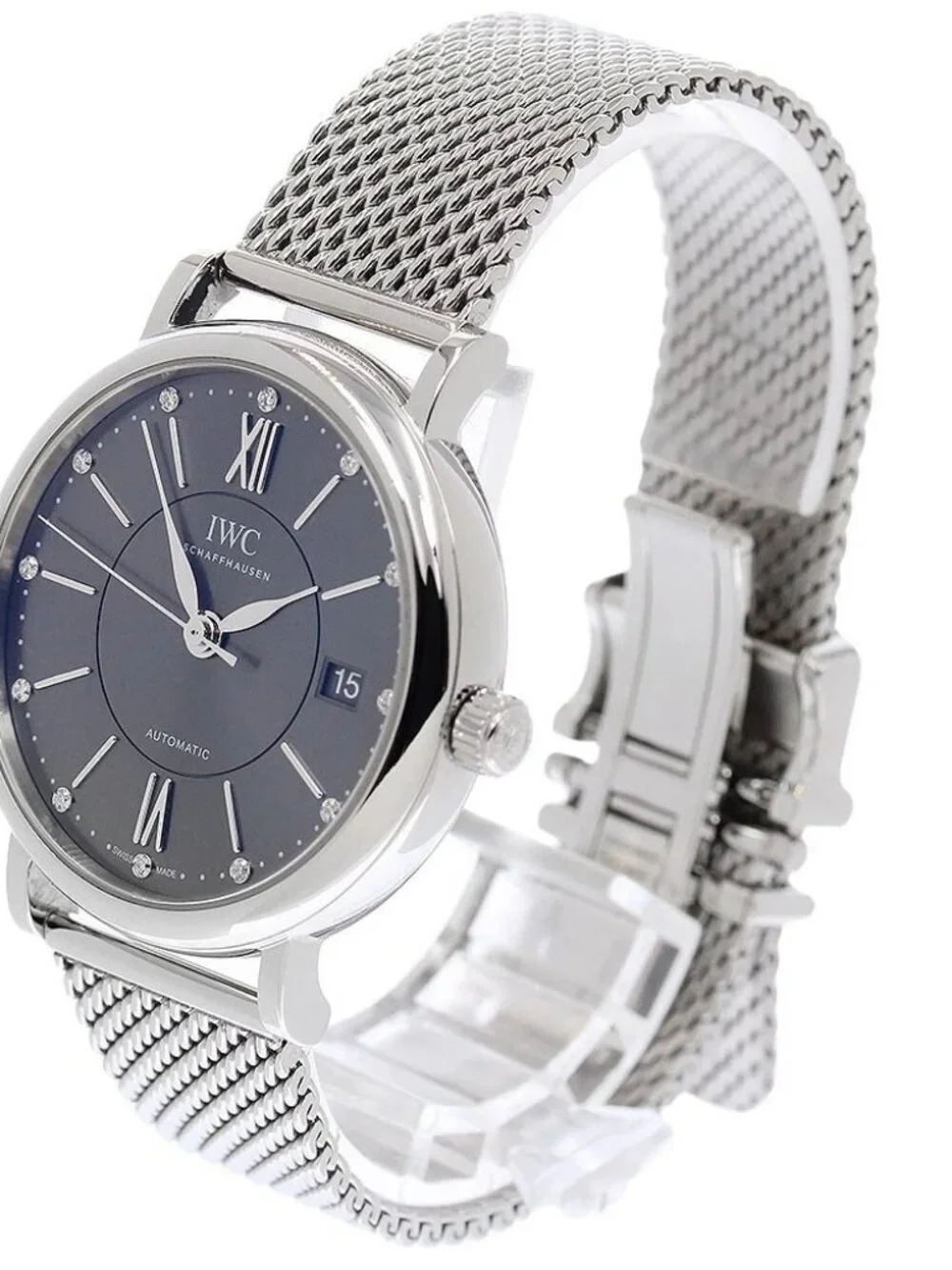 IWC SCHAFFHAUSEN Portofino Automatic 37 IW458110 12P diamond Watch_966467
